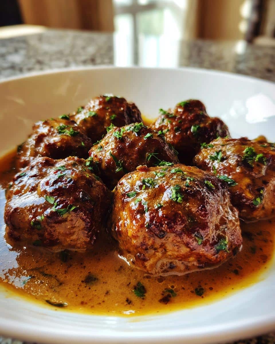 Tasty Slow Cooker Salisbury Steak Meatballs Recipe - detail 3