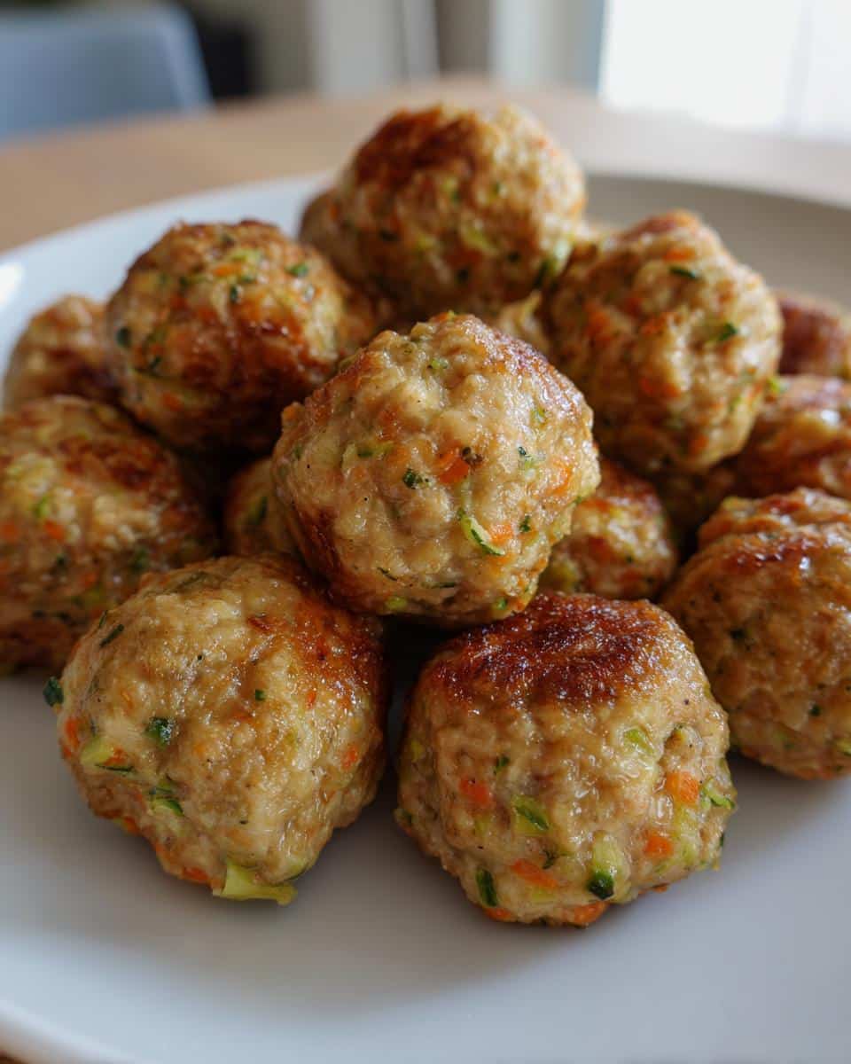 Toddler-Friendly Mini Chicken & Veggie Meatballs - detail 1