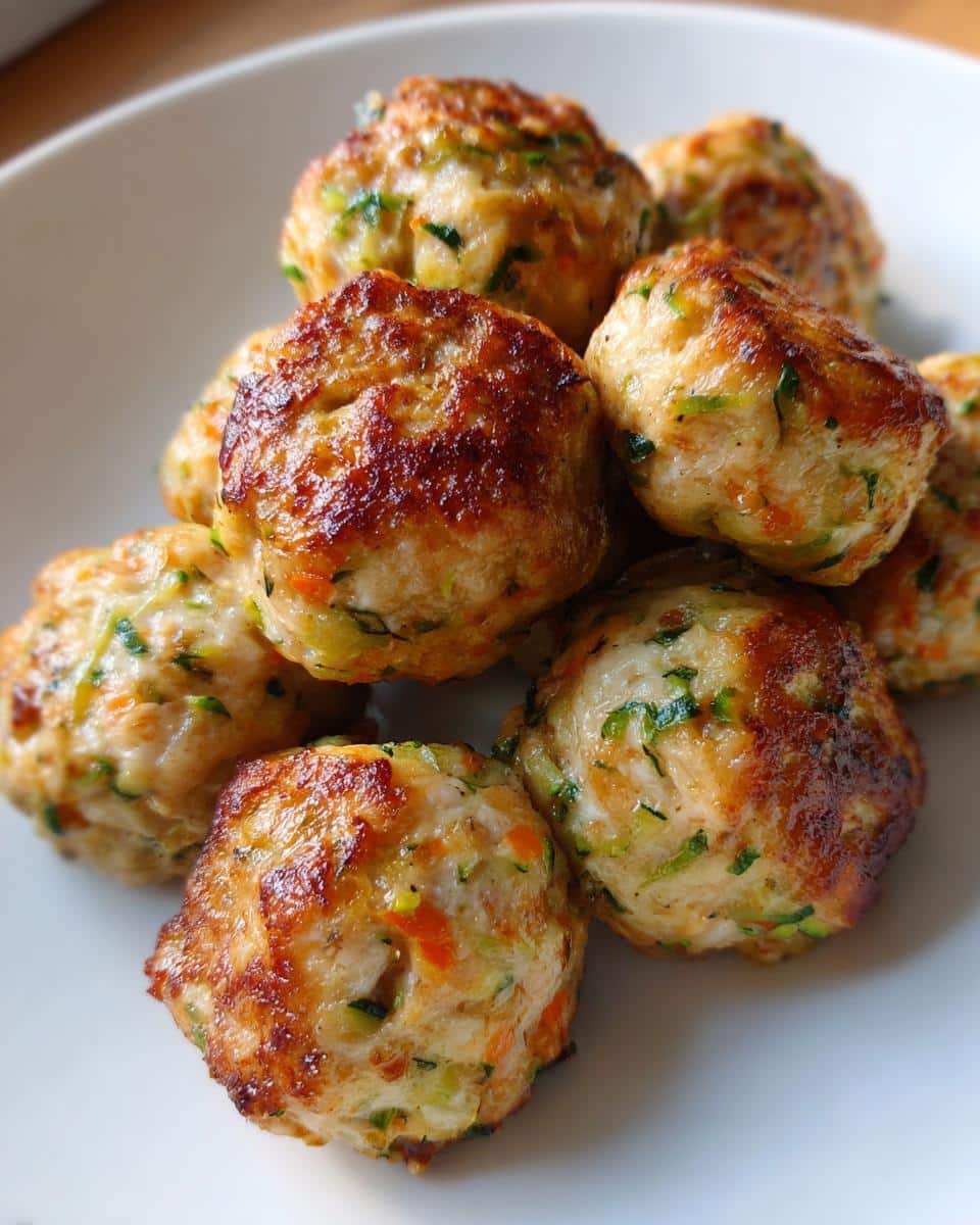 Toddler-Friendly Mini Chicken & Veggie Meatballs - detail 2