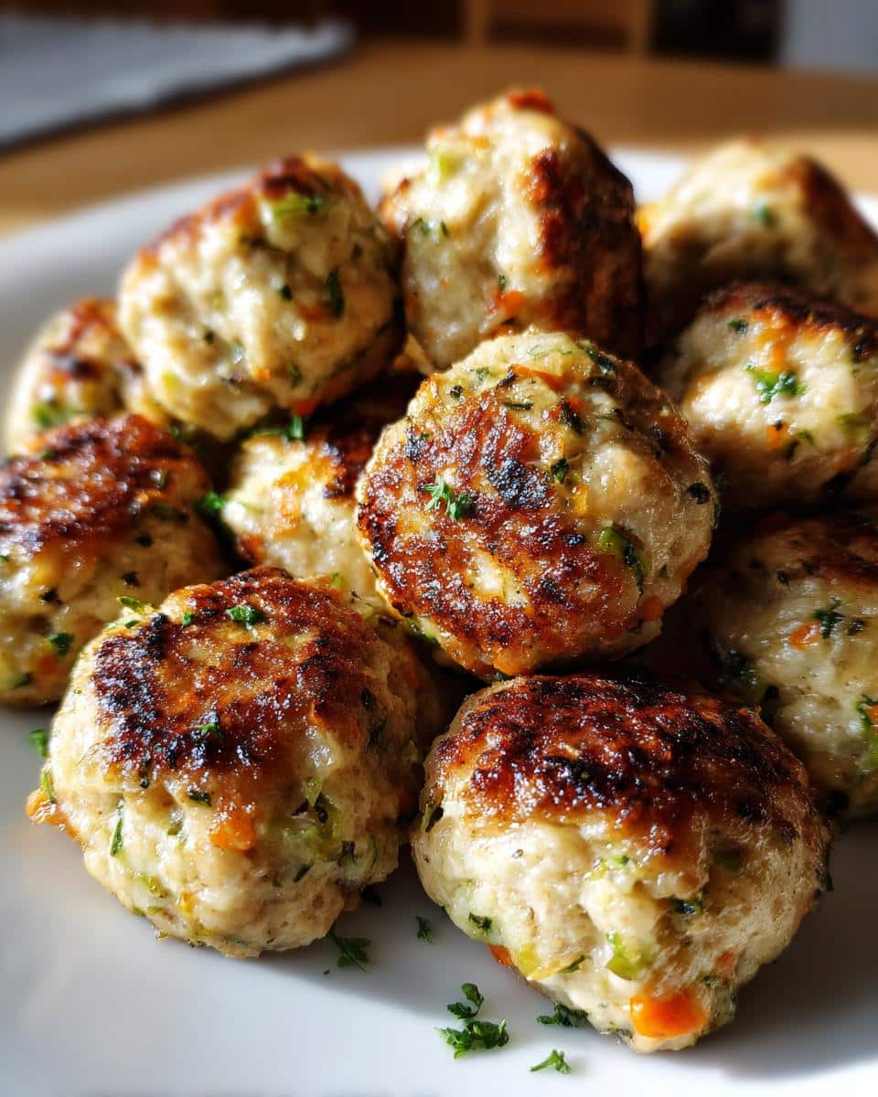 Toddler-Friendly Mini Chicken & Veggie Meatballs - detail 3