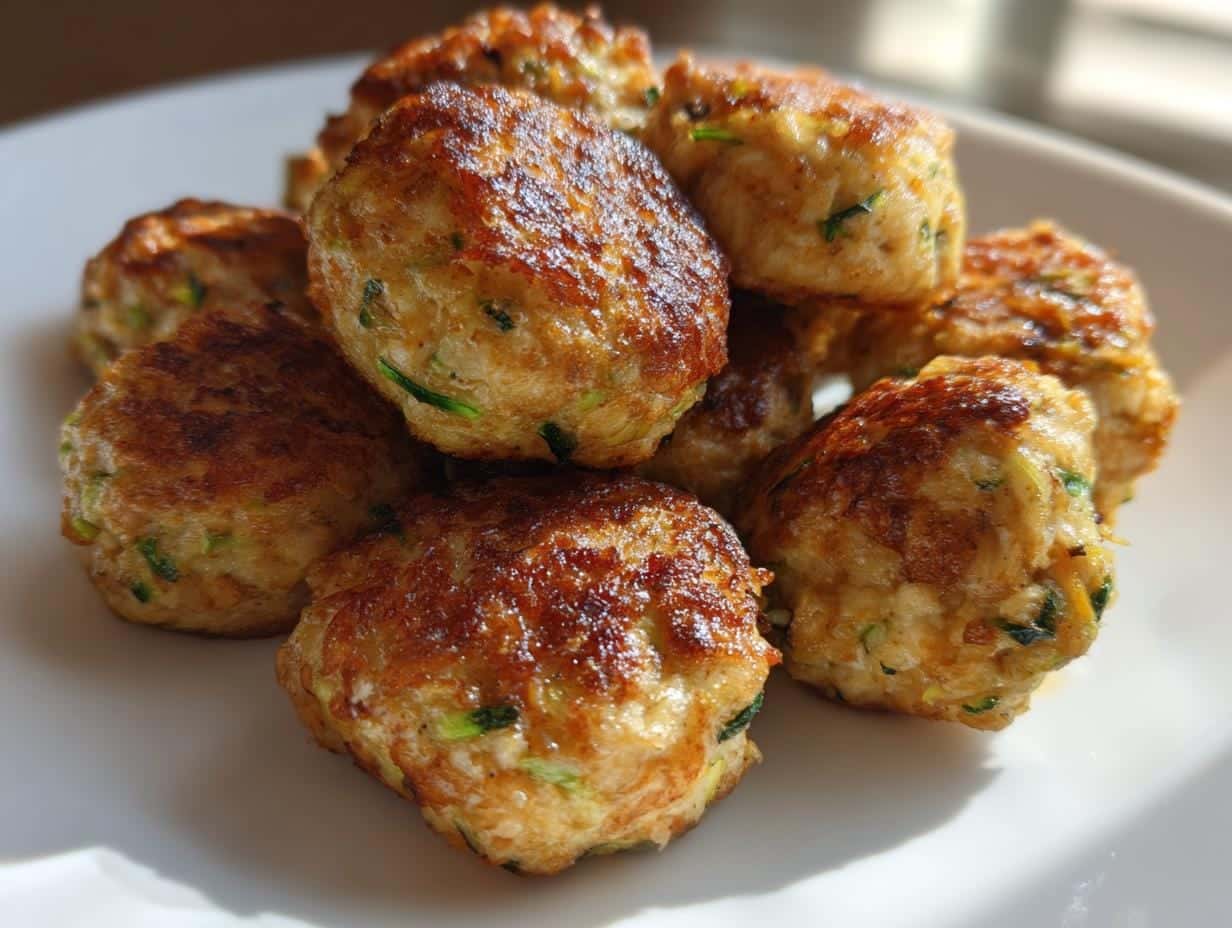Amazing 1-Inch Toddler-Friendly Mini Chicken & Veggie Meatballs Recipe
