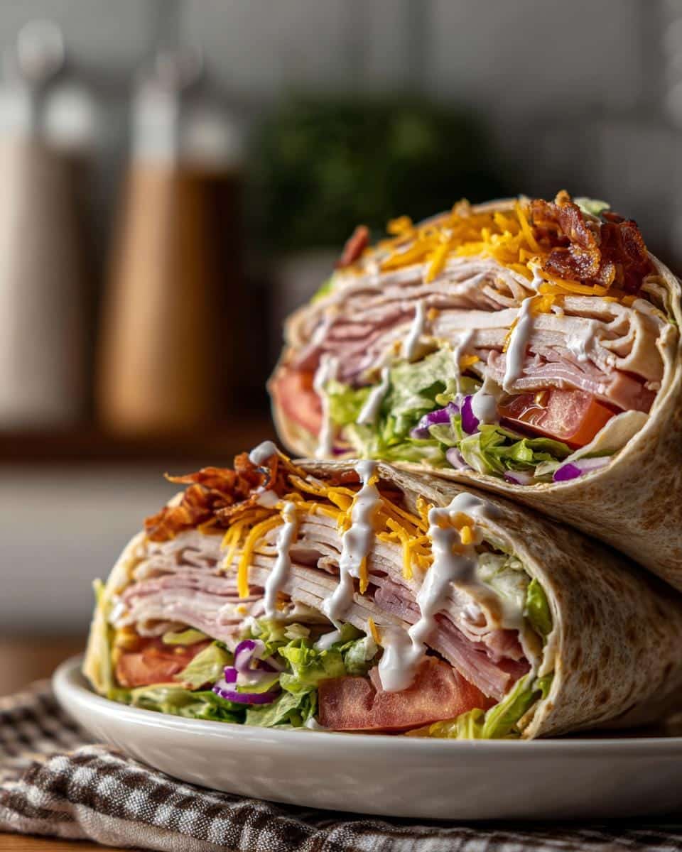 15-Min Turkey Ranch Club Wraps for Epic Flavor Burst 7 Turkey Ranch Club Wraps - detail 2