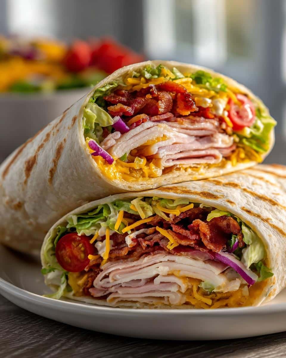 15-Min Turkey Ranch Club Wraps for Epic Flavor Burst 6 Turkey Ranch Club Wraps - detail 1