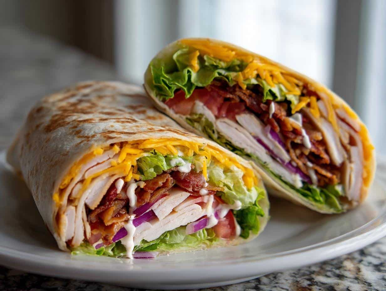 15-Min Turkey Ranch Club Wraps for Epic Flavor Burst