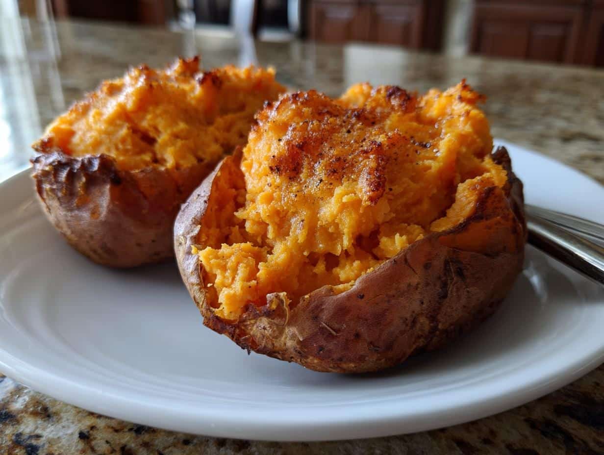 Irresistible Twice Baked Sweet Potatoes in 90 Minutes