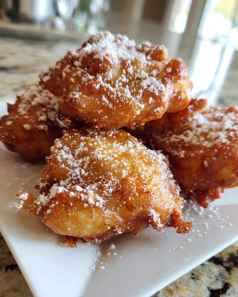 Irresistible Warm Baked Apple Fritters - 20-Min Heaven! 6 Warm Baked Apple Fritters – The Best Oven-Baked Version! - detail 1
