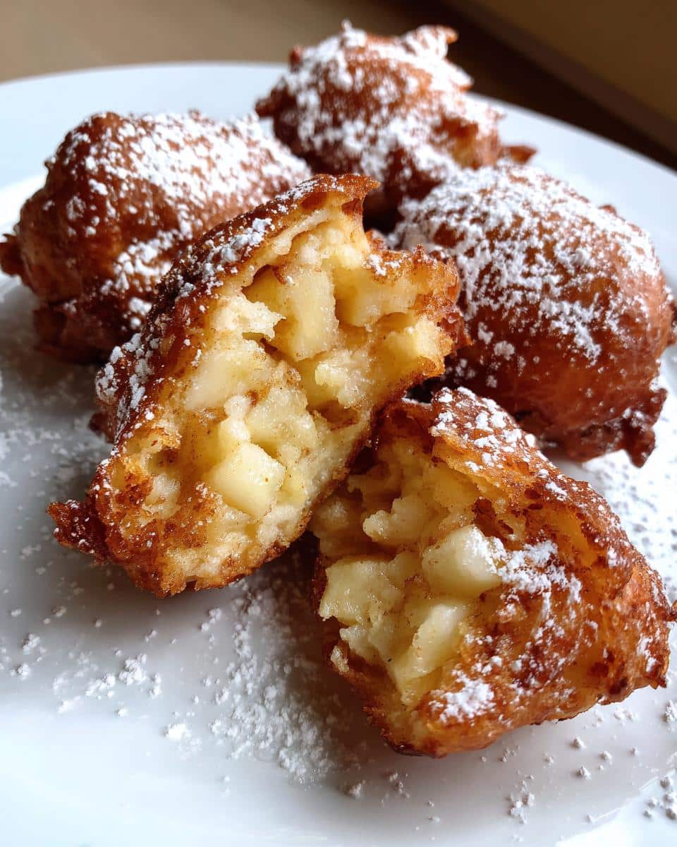 Irresistible Warm Baked Apple Fritters - 20-Min Heaven! 7 Warm Baked Apple Fritters – The Best Oven-Baked Version! - detail 2