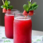 Watermelon Mint Juice – A Fresh Summer Favorite That Revives 7 Watermelon Mint Juice with Ice on Summer Table