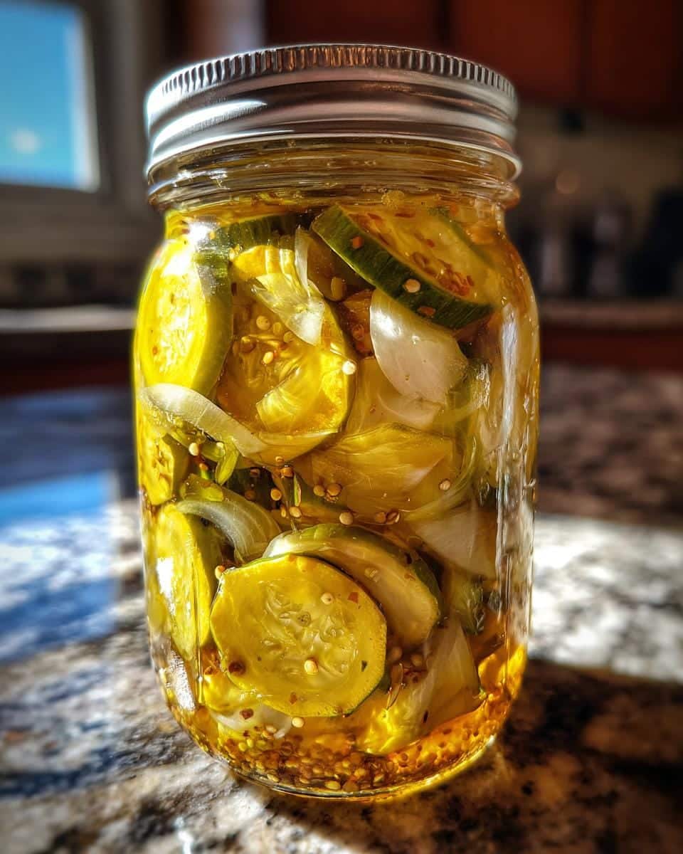 Tangy Yellow Squash Pickles Recipe with a Crowd-Pleasing Crunch 10 Yellow Squash Pickles - detail 4