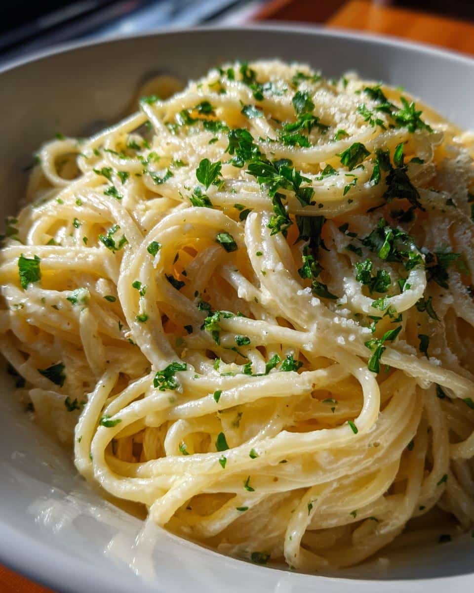 15-Minute Creamy Garlic Pasta: Irresistibly Easy & Delicious 6 15-Minute Creamy Garlic Pasta. - detail 2