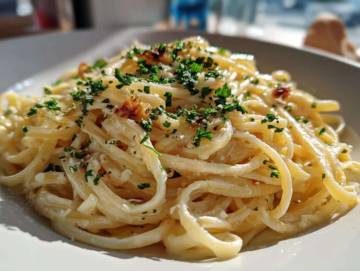 15-Minute Creamy Garlic Pasta: Irresistibly Easy & Delicious