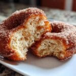 Warm Apple Cider Donuts with 2-Ingredient Cinnamon Sugar Magic 11 Apple Cider Donuts with Cinnamon Sugar Coating