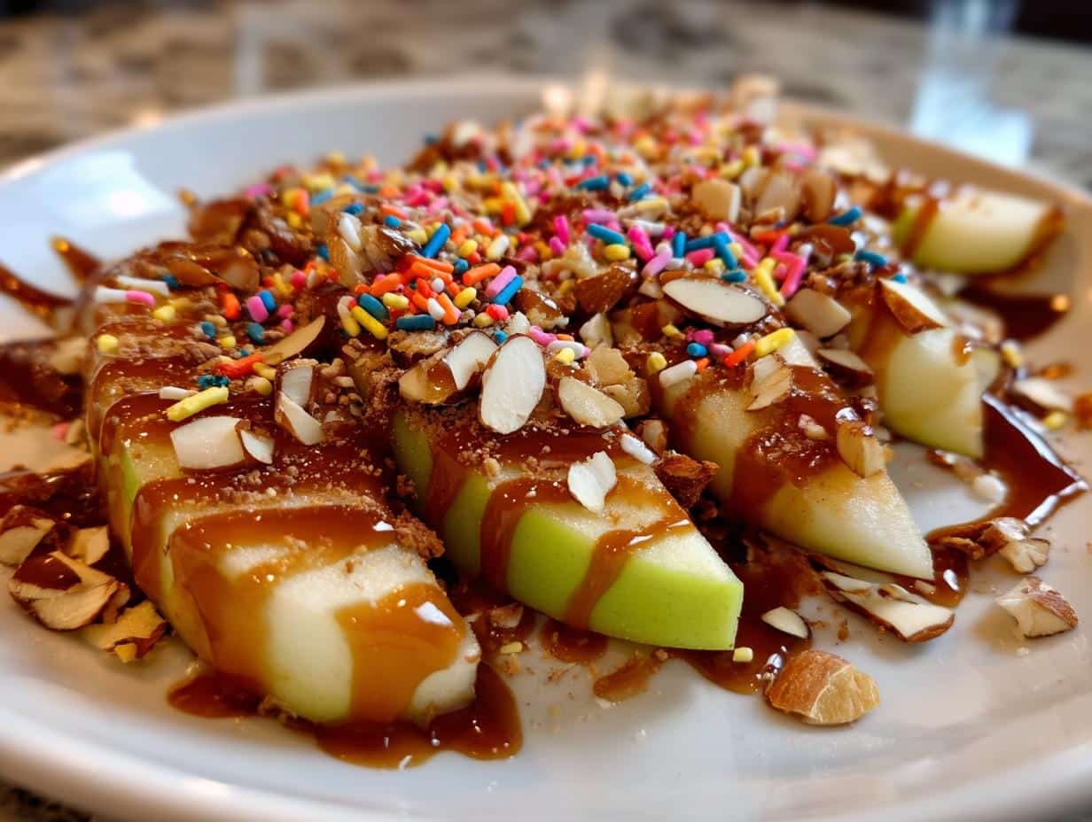 **Irresistible Apple Nachos: 2-Minute Sweet Craving Fix**