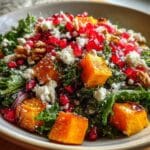 Hearty Autumn Kale Salad with 3 Must-Try Fall Flavors 11 Autumn Kale Salad with Roasted Squash and Pomegranate