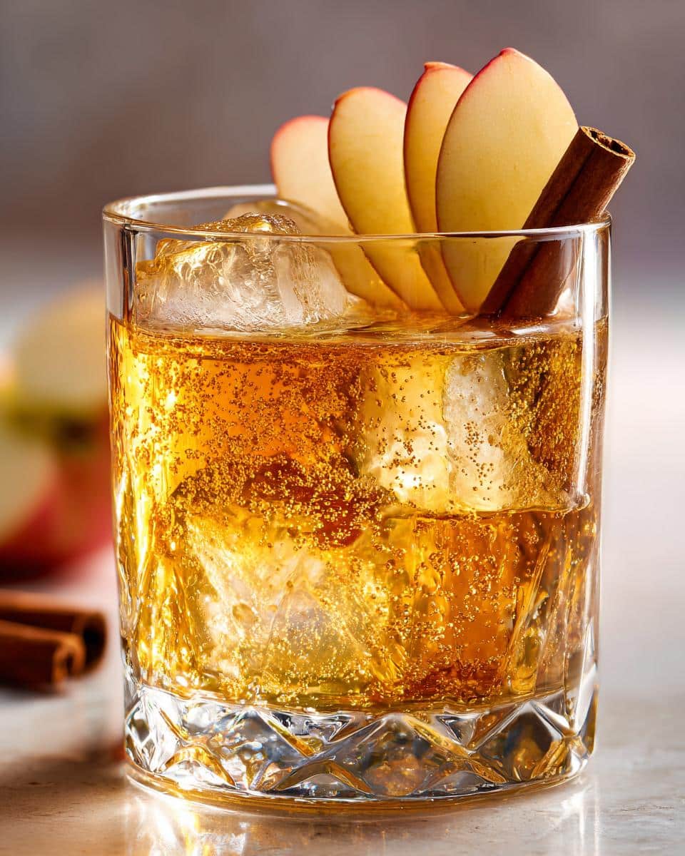 Irresistible 2-Ingredient Autumn Spice Old Fashioned Bliss 7 Autumn Spice Old Fashioned with Apple and Cinnamon - detail 1