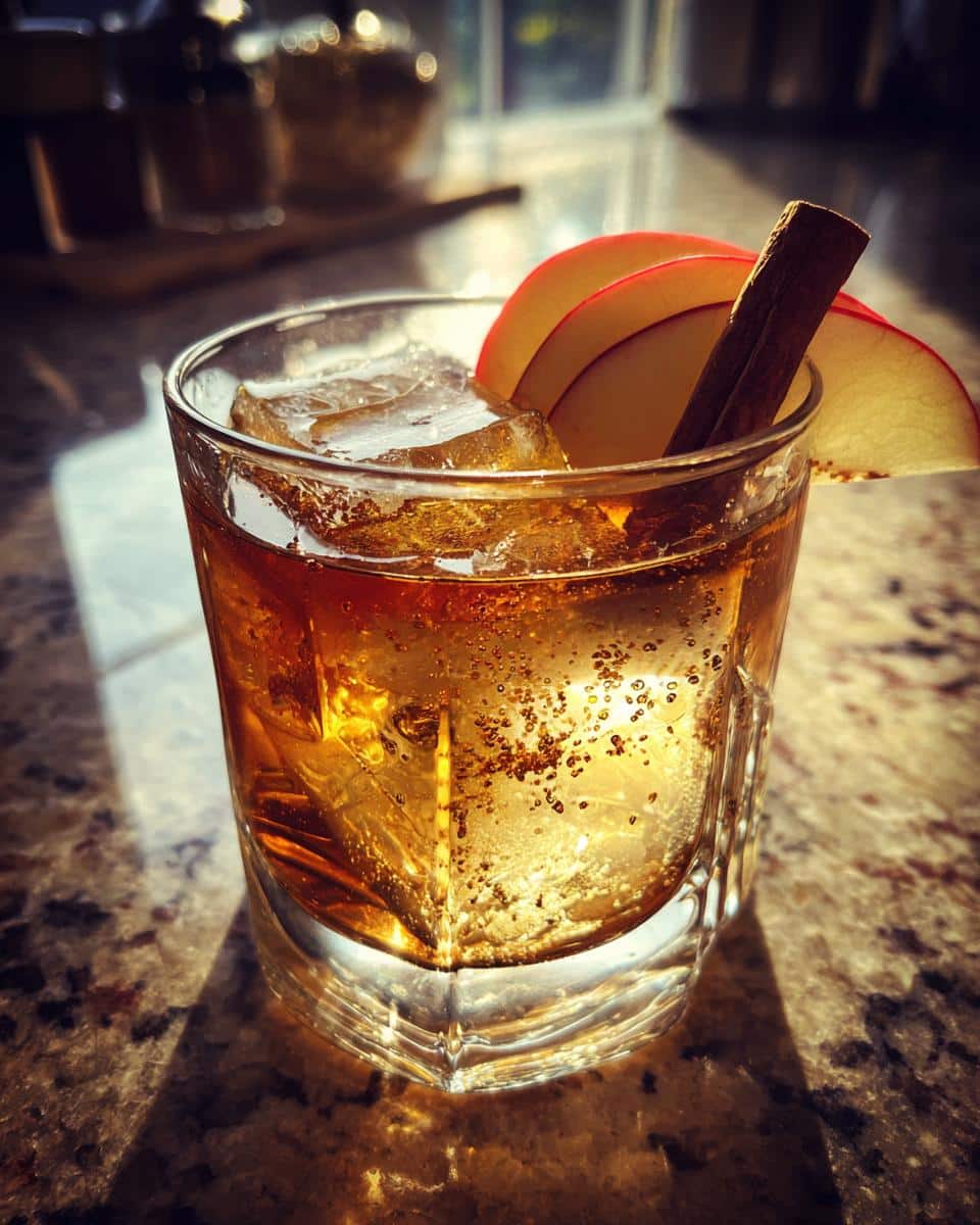 Irresistible 2-Ingredient Autumn Spice Old Fashioned Bliss 8 Autumn Spice Old Fashioned with Apple and Cinnamon - detail 2