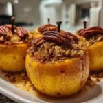 Irresistible Baked Cinnamon Sugar Apples in 35 Minutes 9 Baked Cinnamon Sugar Apples Stuffed with Oats and Pecans