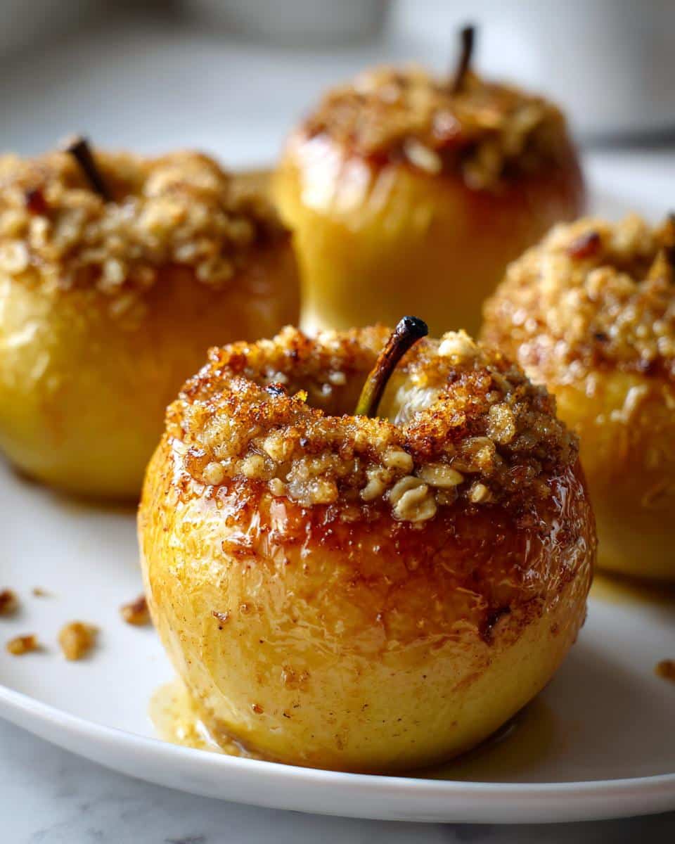 Irresistible Baked Cinnamon Sugar Apples in 35 Minutes 8 Baked Cinnamon Sugar Apples Stuffed with Oats and Pecans - detail 3