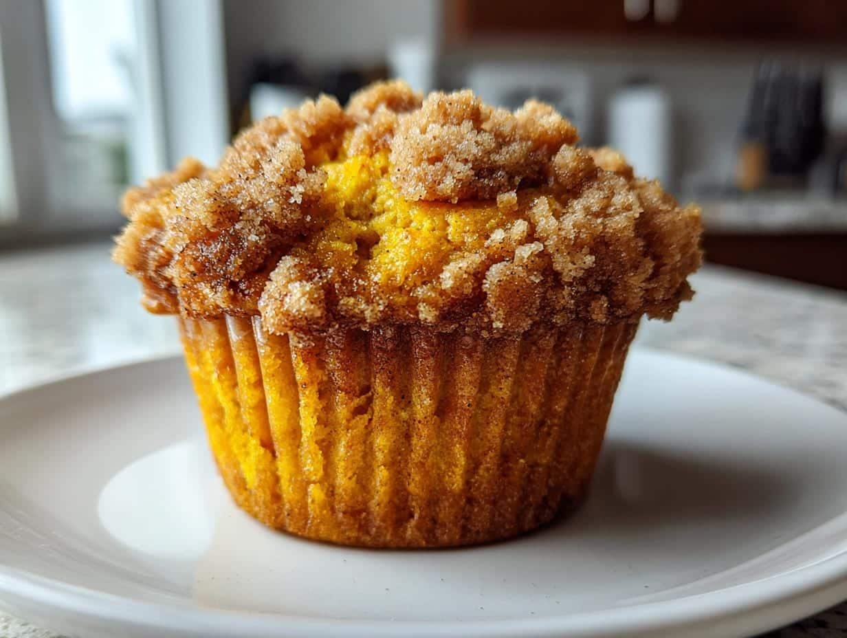 Irresistible Bakery-Style Pumpkin Spice Muffins with Streusel Top