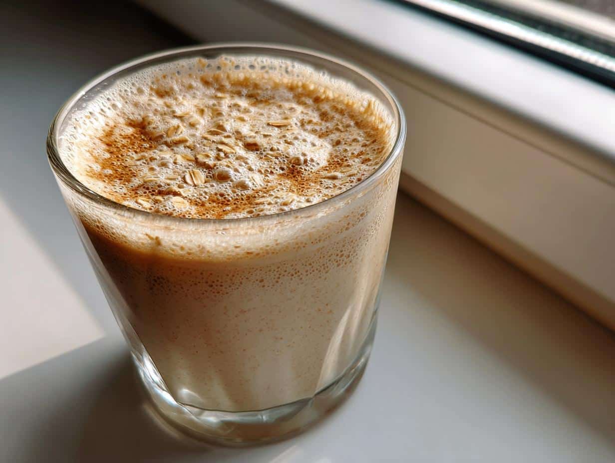 5-Ingredient Banana and Oats Smoothie for Ultimate Morning Energy