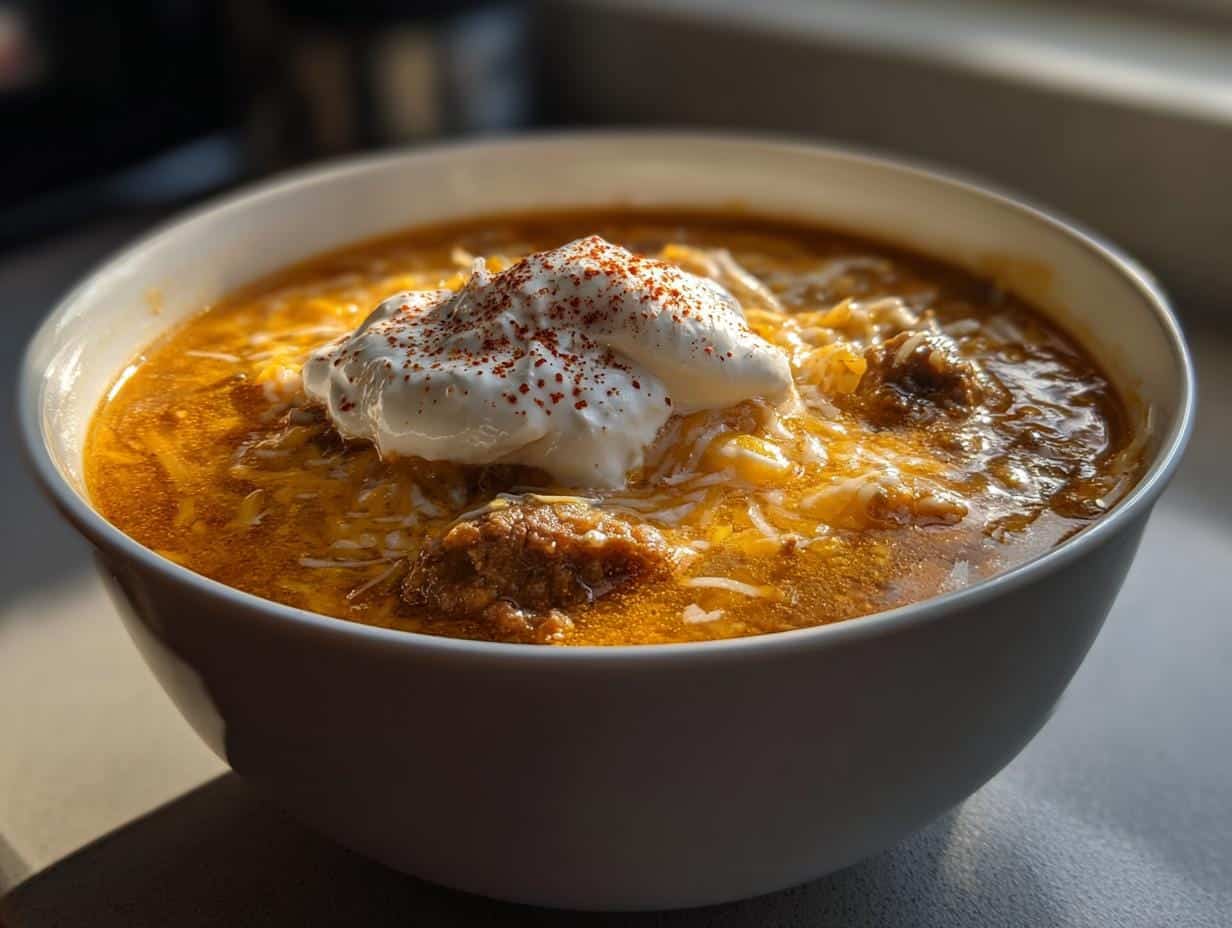 Creamy Cheeseburger Soup Recipe – 5 Star Comfort in 30 Minutes