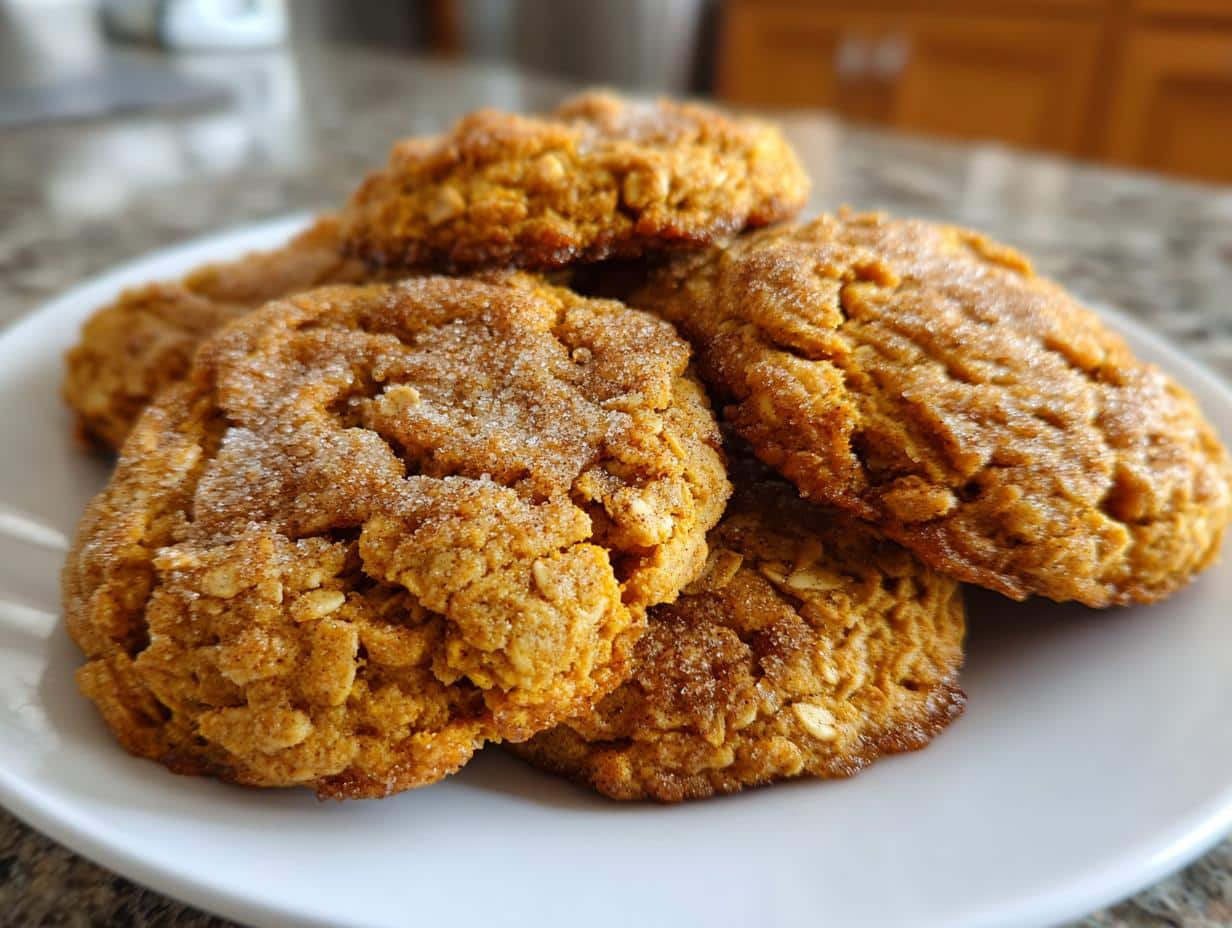Irresistible Chewy Pumpkin Oatmeal Cookies Recipe