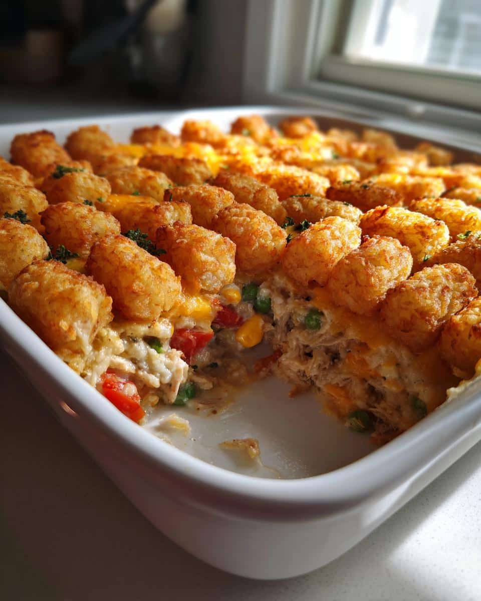 Ultimate Chicken Tot Pie in Just 30 Minutes - Pure Bliss! 7 Chicken Tot Pie. - detail 2