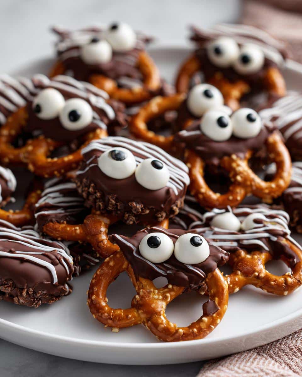 Chocolate Covered Pretzel Monsters - detail 3