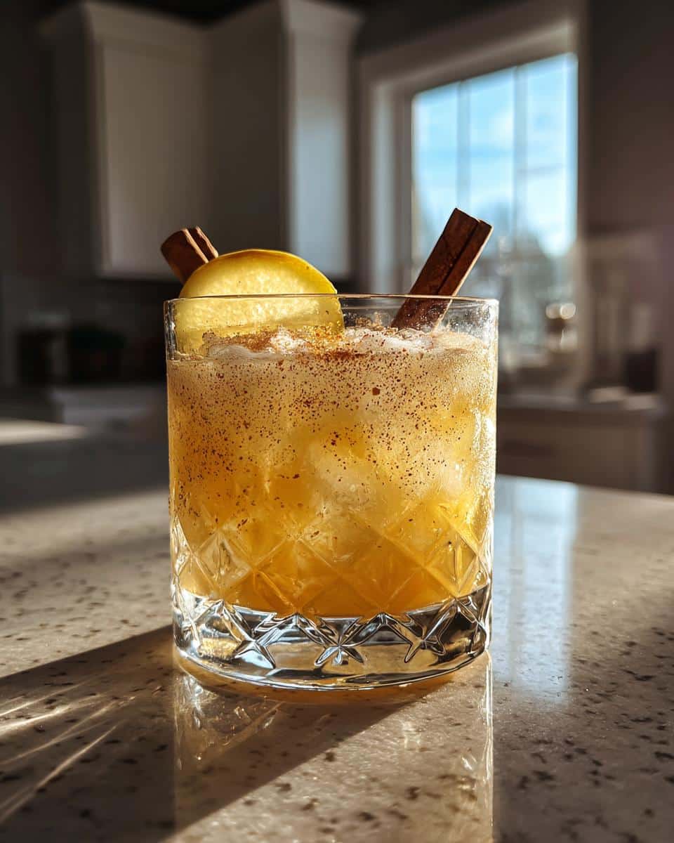5-Star Cinnamon Apple Bourbon Smash That’s Dangerously Good 5 Cinnamon Apple Bourbon Smash with Maple Syrup - detail 1