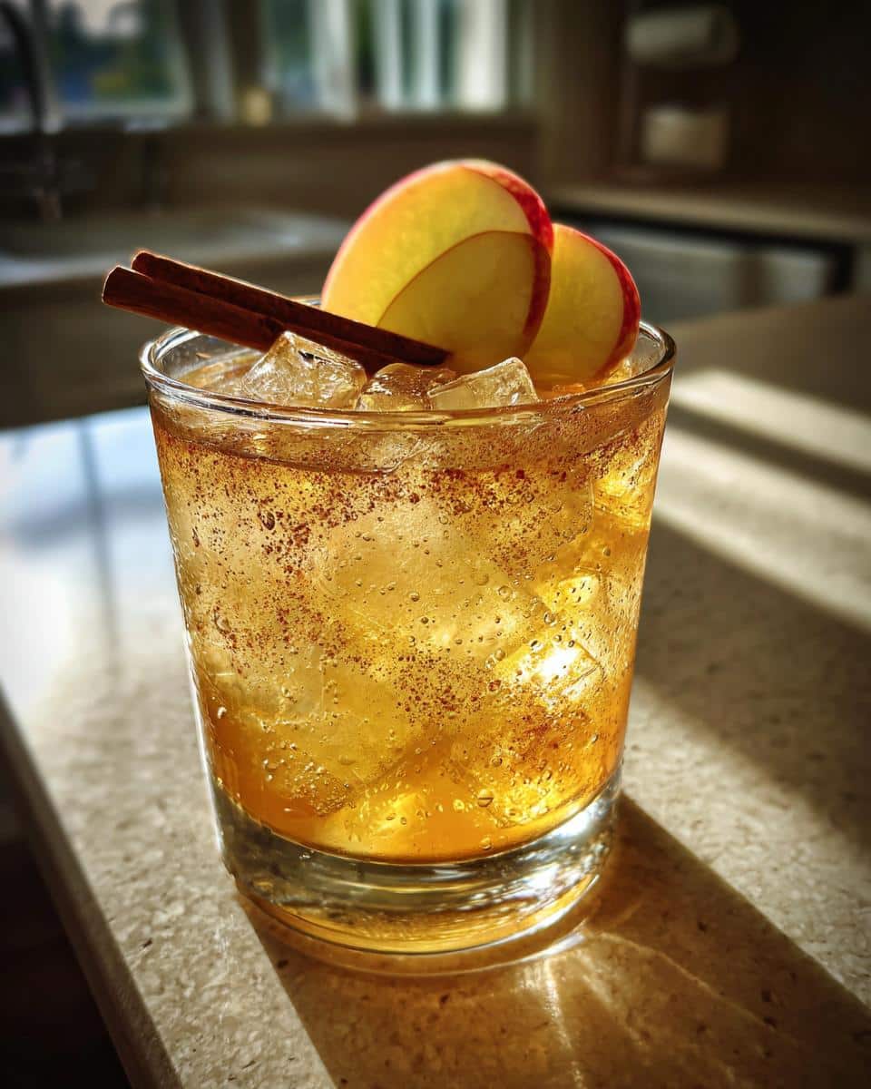 5-Star Cinnamon Apple Bourbon Smash That’s Dangerously Good 6 Cinnamon Apple Bourbon Smash with Maple Syrup - detail 2