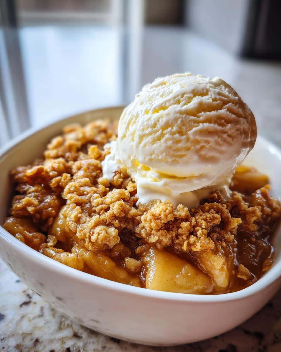 5 Must-Know Secrets for Perfect Classic Apple Crisp with Oat Crumble 6 Classic Apple Crisp with Oat Crumble and Vanilla Ice Cream - detail 1