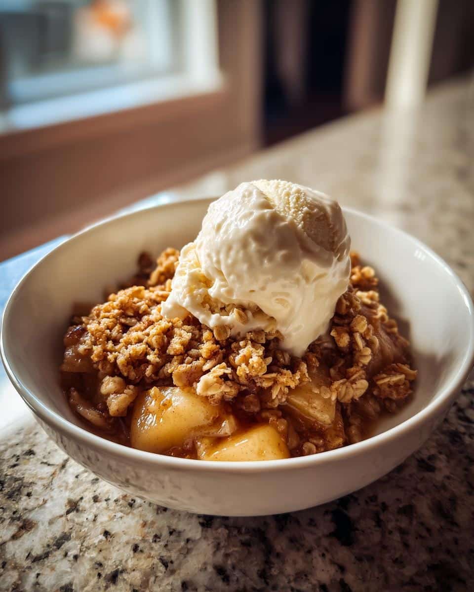 5 Must-Know Secrets for Perfect Classic Apple Crisp with Oat Crumble 8 Classic Apple Crisp with Oat Crumble and Vanilla Ice Cream - detail 3
