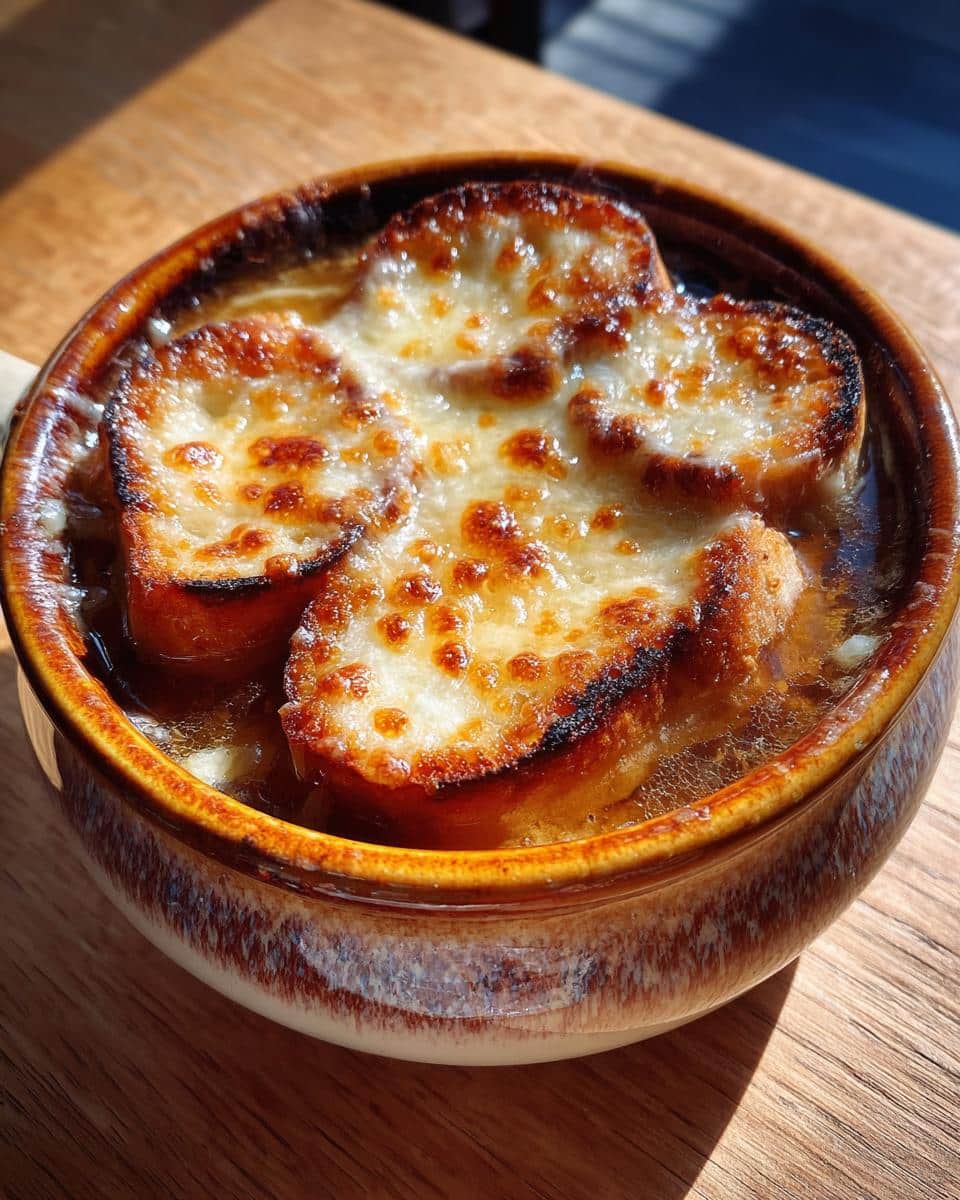 30-Minute Classic French Onion Soup with Melty Gruyère Magic 7 Classic French Onion Soup with Gruyère Cheese Croutons - detail 1
