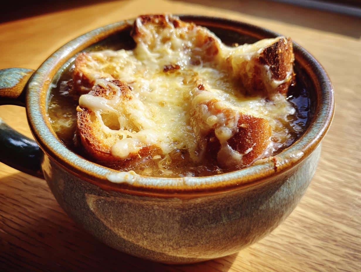 30-Minute Classic French Onion Soup with Melty Gruyère Magic
