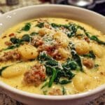 Creamy Gnocchi Soup in 30 Minutes - Comfort Food Magic 11 Creamy Gnocchi Soup with Italian Sausage and Spinach