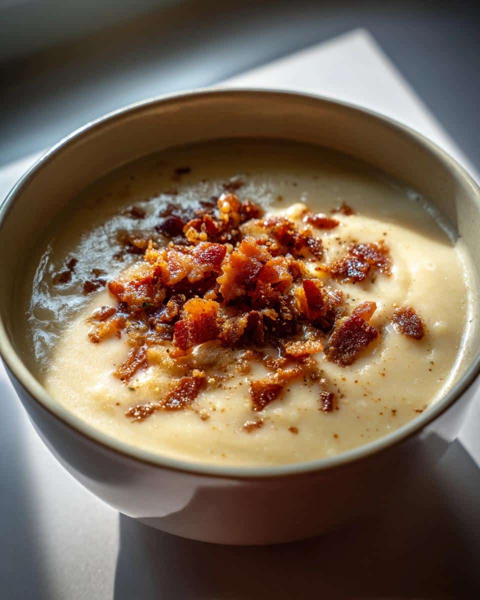 Creamy Potato Leek Soup with Crispy Bacon - 5-Star Comfort Magic 6 Creamy Potato Leek Soup with Crispy Bacon - detail 1
