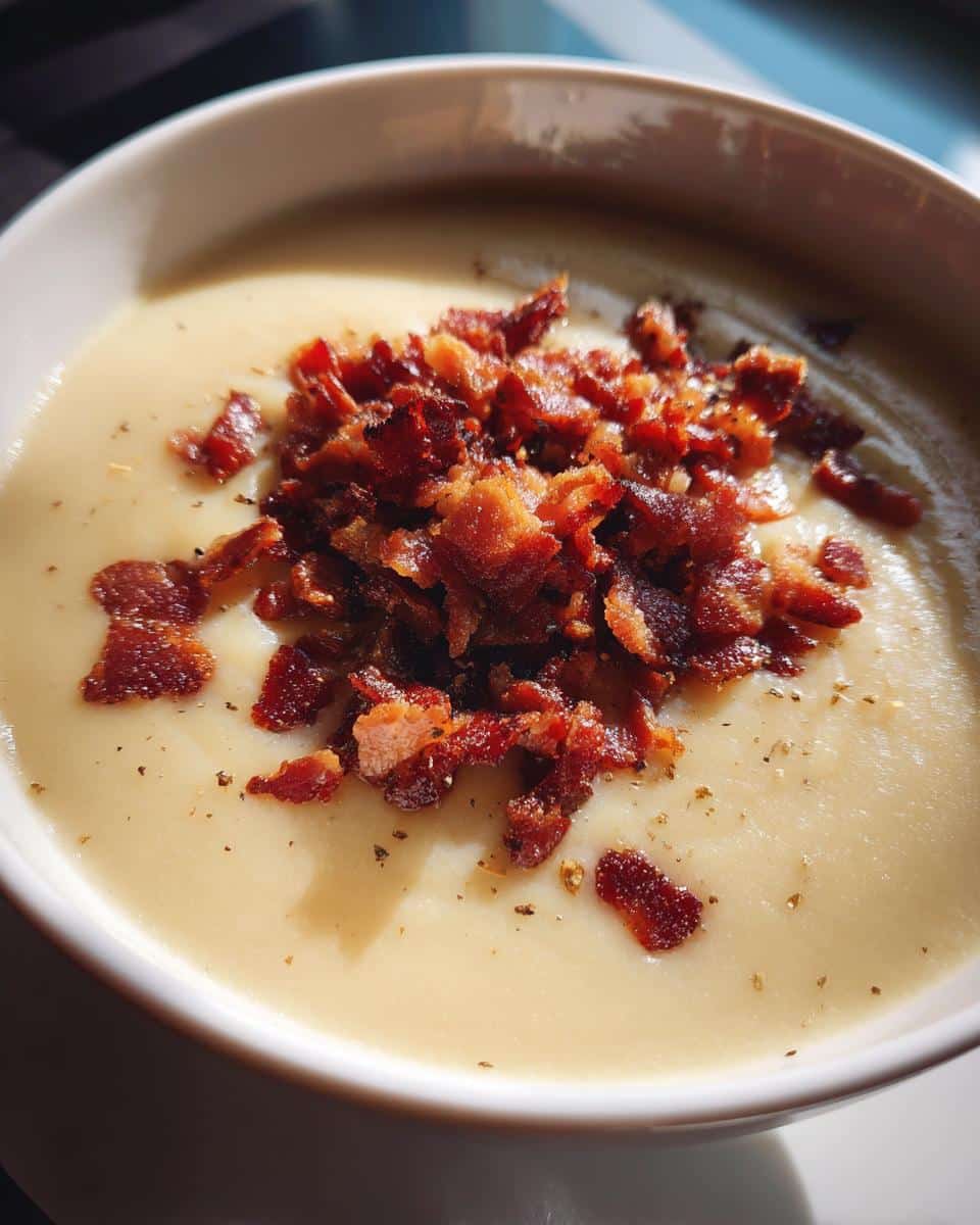Creamy Potato Leek Soup with Crispy Bacon - 5-Star Comfort Magic 7 Creamy Potato Leek Soup with Crispy Bacon - detail 2