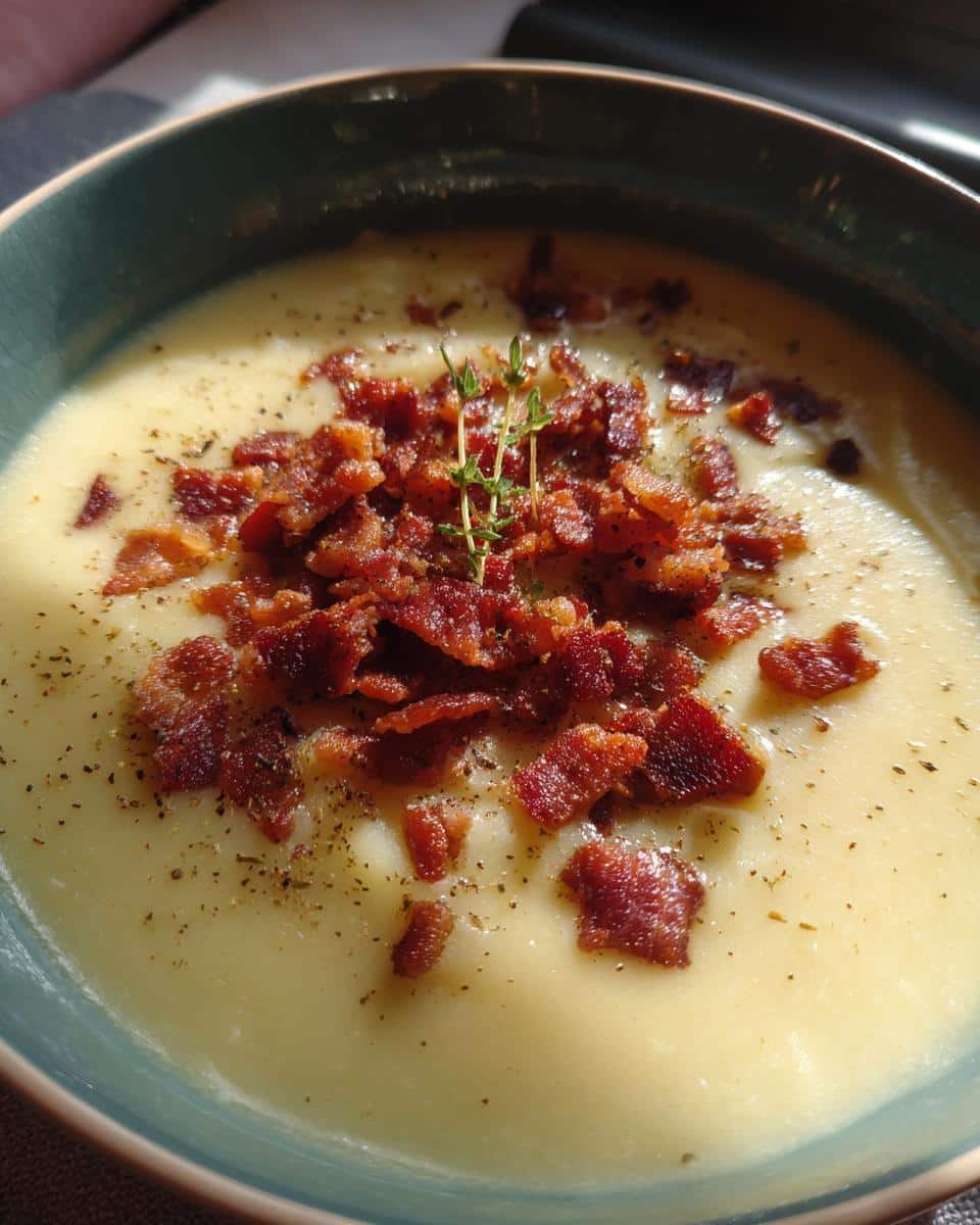Creamy Potato Leek Soup with Crispy Bacon - 5-Star Comfort Magic 8 Creamy Potato Leek Soup with Crispy Bacon - detail 3