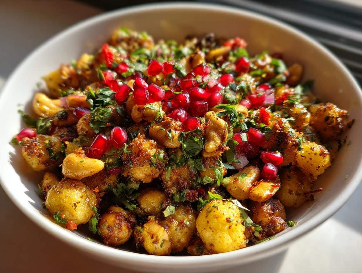 15-Minute Crispy Foxnut & Pine Nut Chaat Magic (Addictive!)