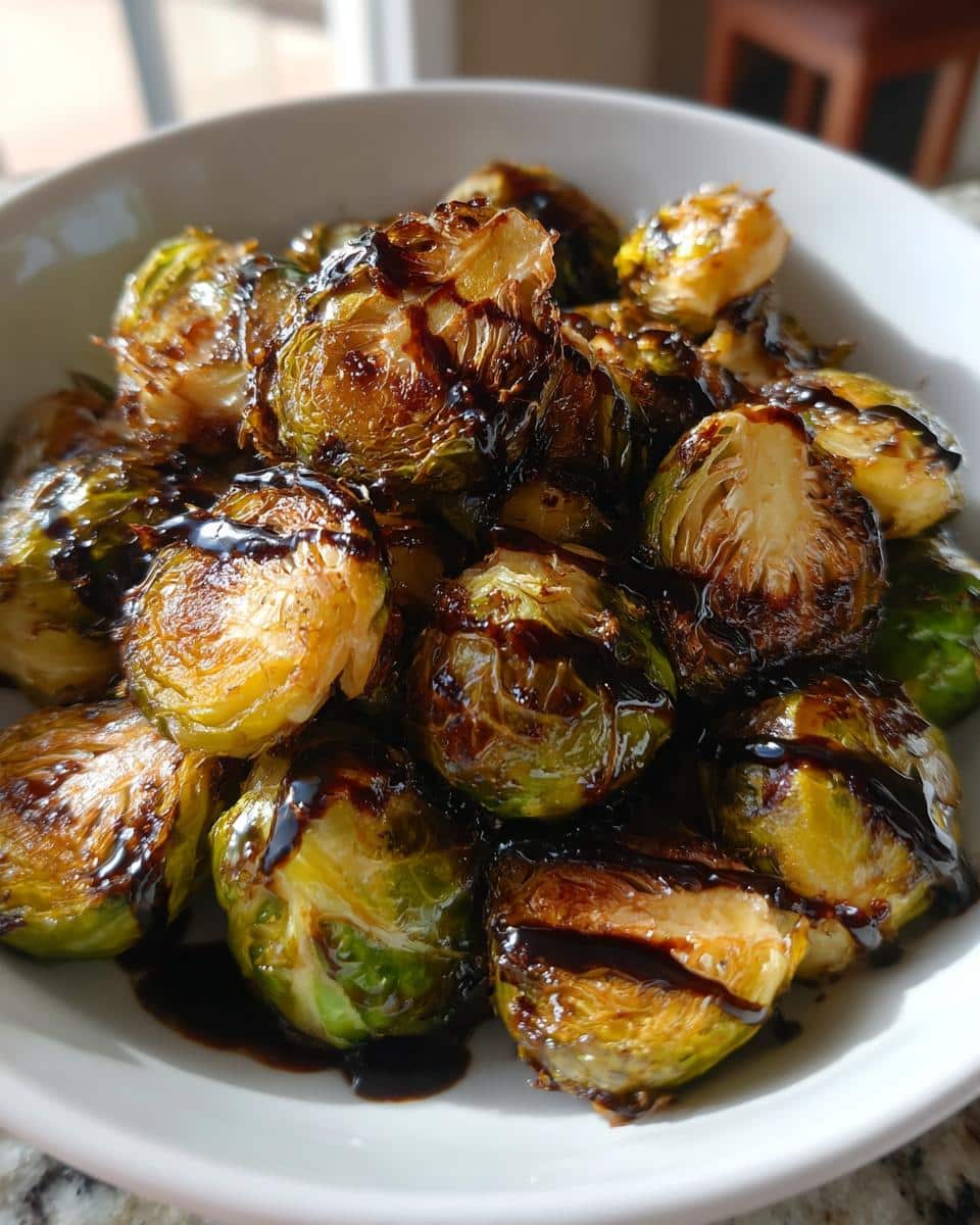 Irresistible Crispy Roasted Brussels Sprouts with Balsamic Glaze 8 Crispy Roasted Brussels Sprouts with Balsamic Glaze - detail 2