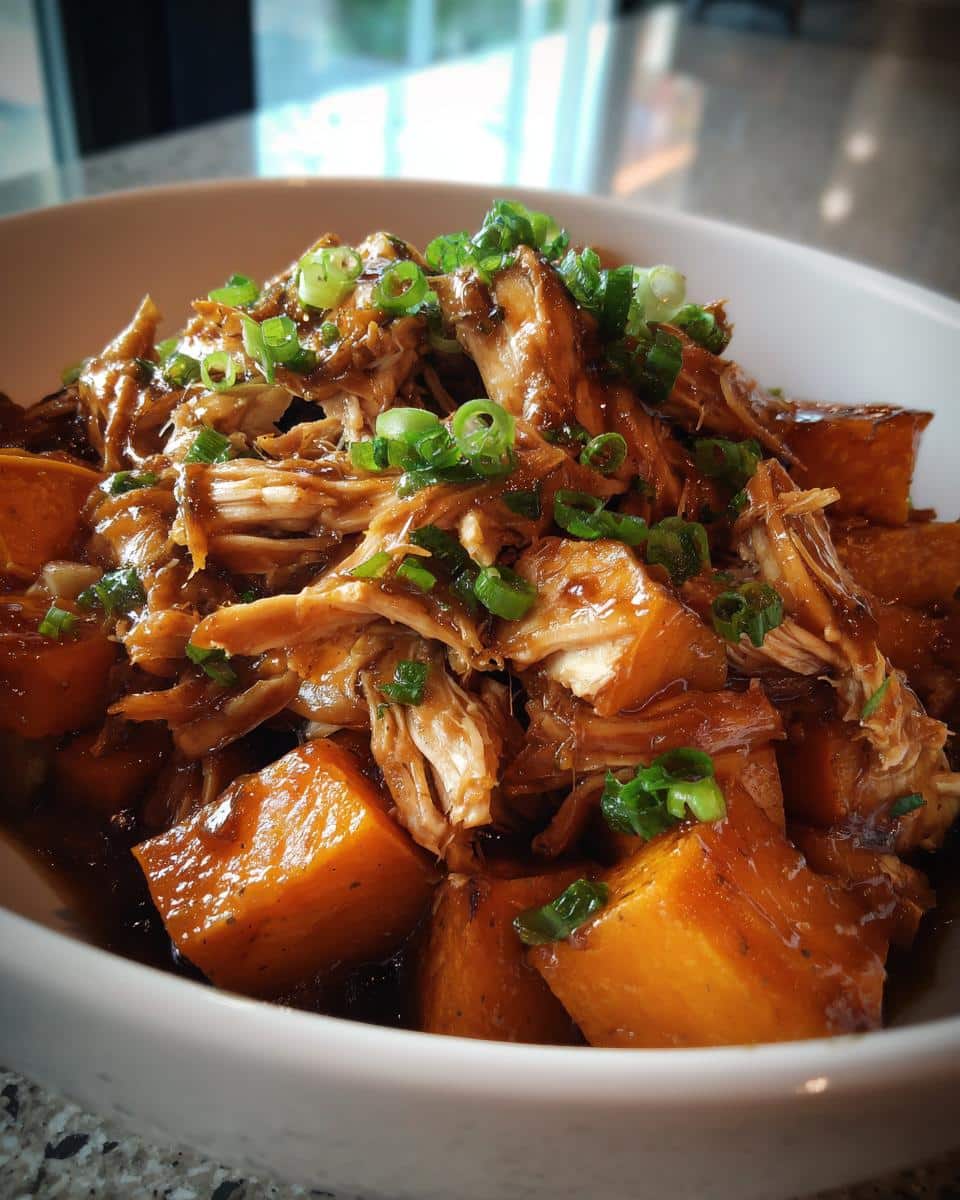 4-Hour Crockpot Honey Garlic Chicken with Sweet Potatoes - Irresistible! 5 Crockpot Honey Garlic Chicken with Sweet Potatoes - detail 1