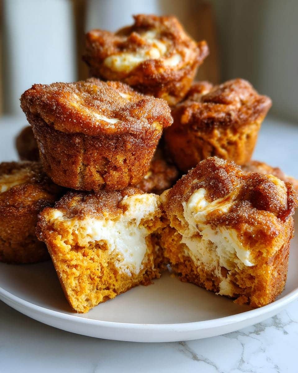 Irresistible Double Pumpkin Cream Cheese Muffins - 5-Star Recipe 7 Double Pumpkin Cream Cheese Muffins with Cinnamon Sugar - detail 2