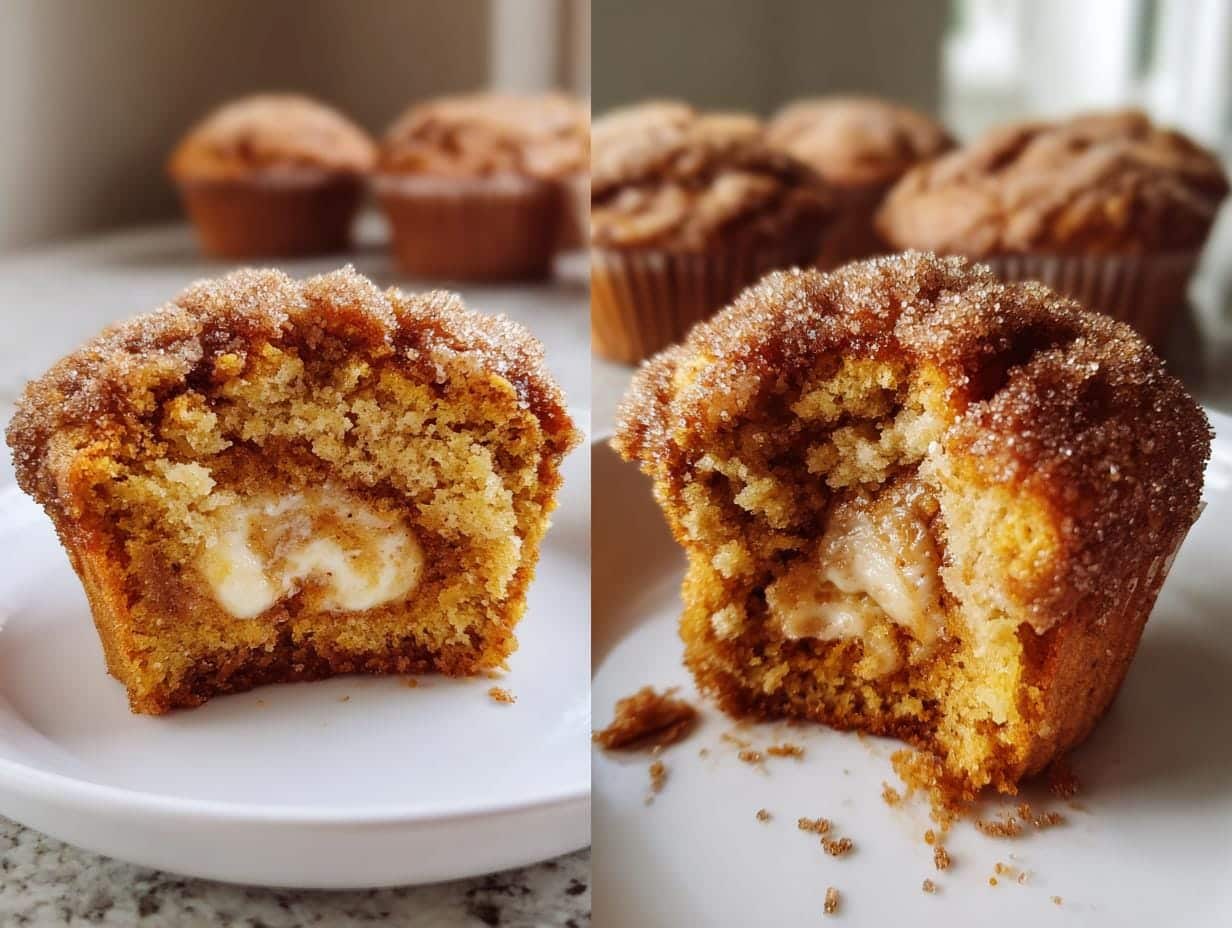 Irresistible Double Pumpkin Cream Cheese Muffins – 5-Star Recipe