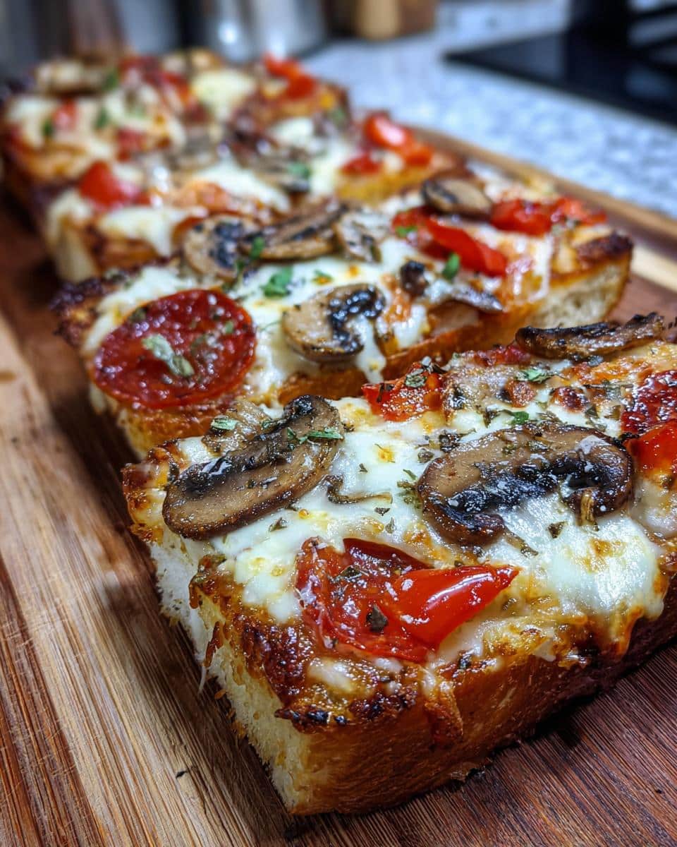 25-Minute French Bread Pizza - The Ultimate Cheesy Crunch 10 French Bread Pizza - detail 4