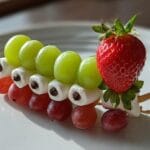15-Minute Fruit Caterpillar Skewers That Kids Devour Instantly 9 Fruit Caterpillar Skewers.