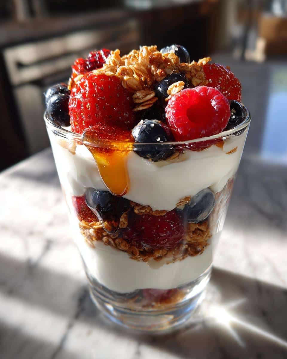 Fruit and Yogurt Parfait. - detail 1