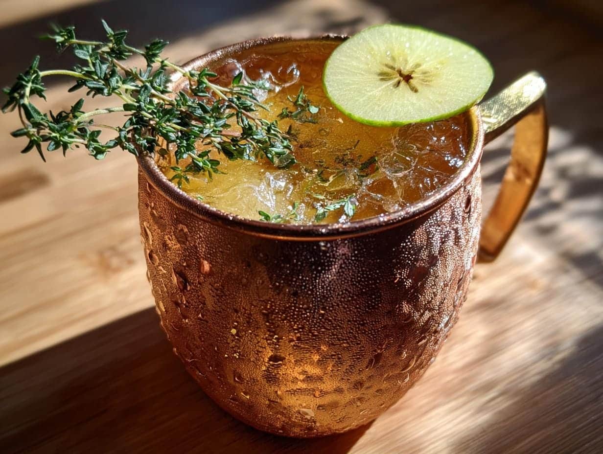 Divine 5-Min Ginger Apple Moscow Mule You’ll Crave