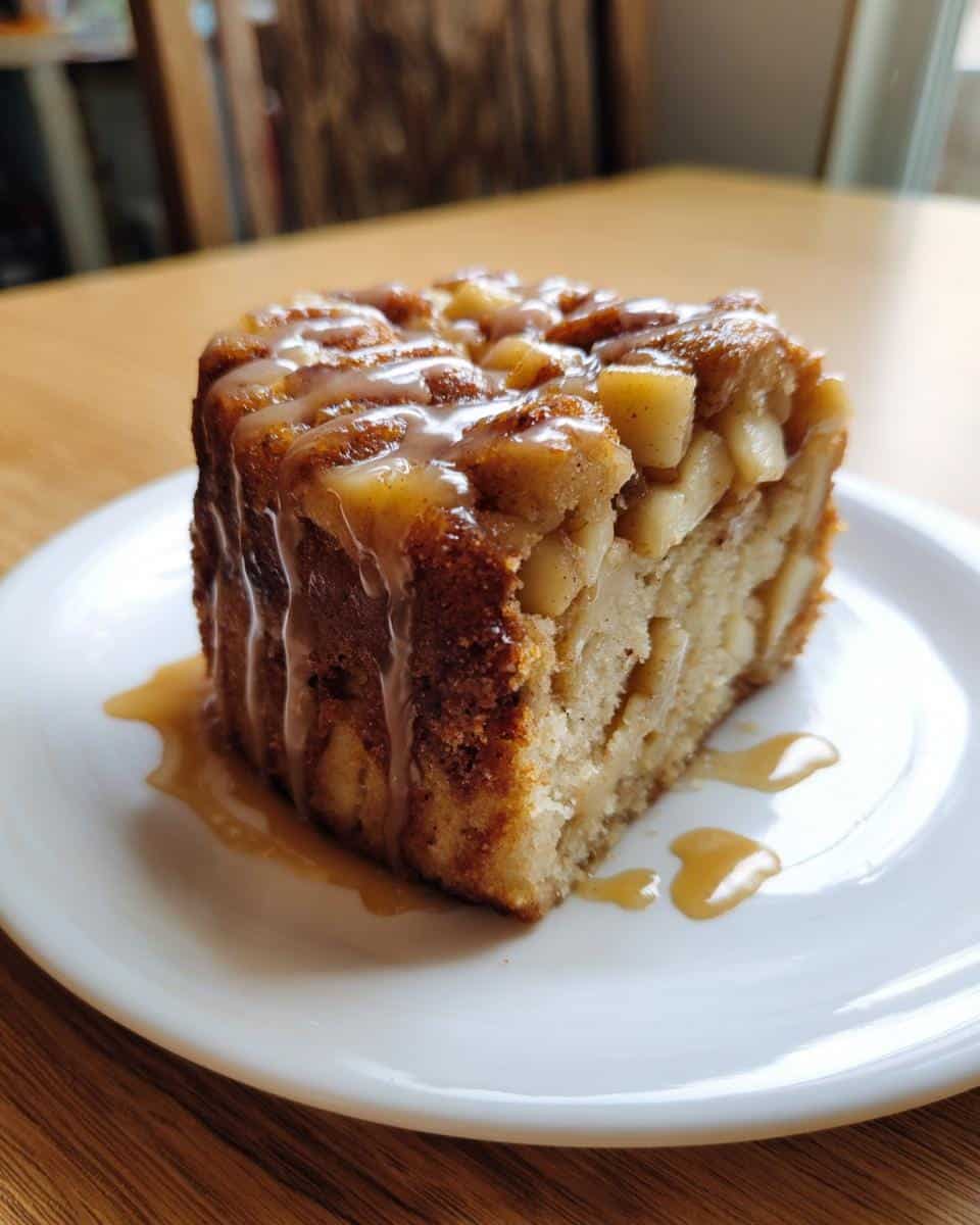 60-Minute Glazed Honeycrisp Apple Fritter Cake With Irresistible Drizzle 9 Glazed Honeycrisp Apple Fritter Cake with Cinnamon Drizzle - detail 3