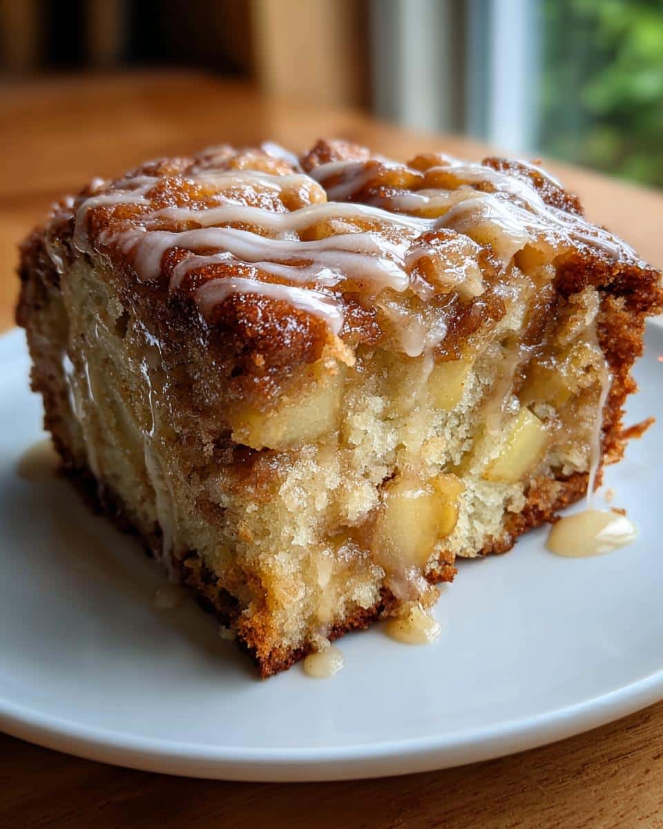 60-Minute Glazed Honeycrisp Apple Fritter Cake With Irresistible Drizzle 10 Glazed Honeycrisp Apple Fritter Cake with Cinnamon Drizzle - detail 4