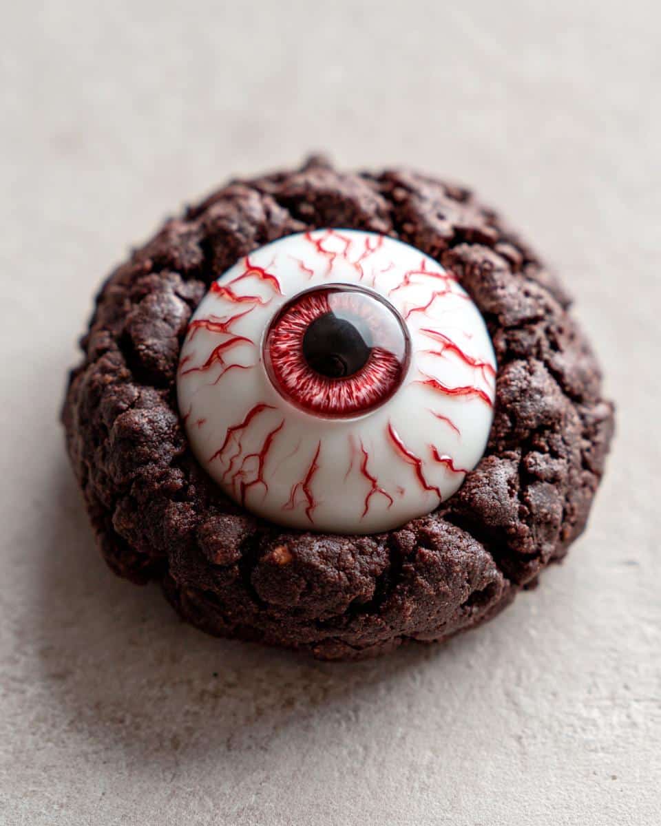 Halloween Eyeball No-Bake Cookies : in 20 Minutes 8 Halloween Eyeball No-Bake Cookies. - detail 2